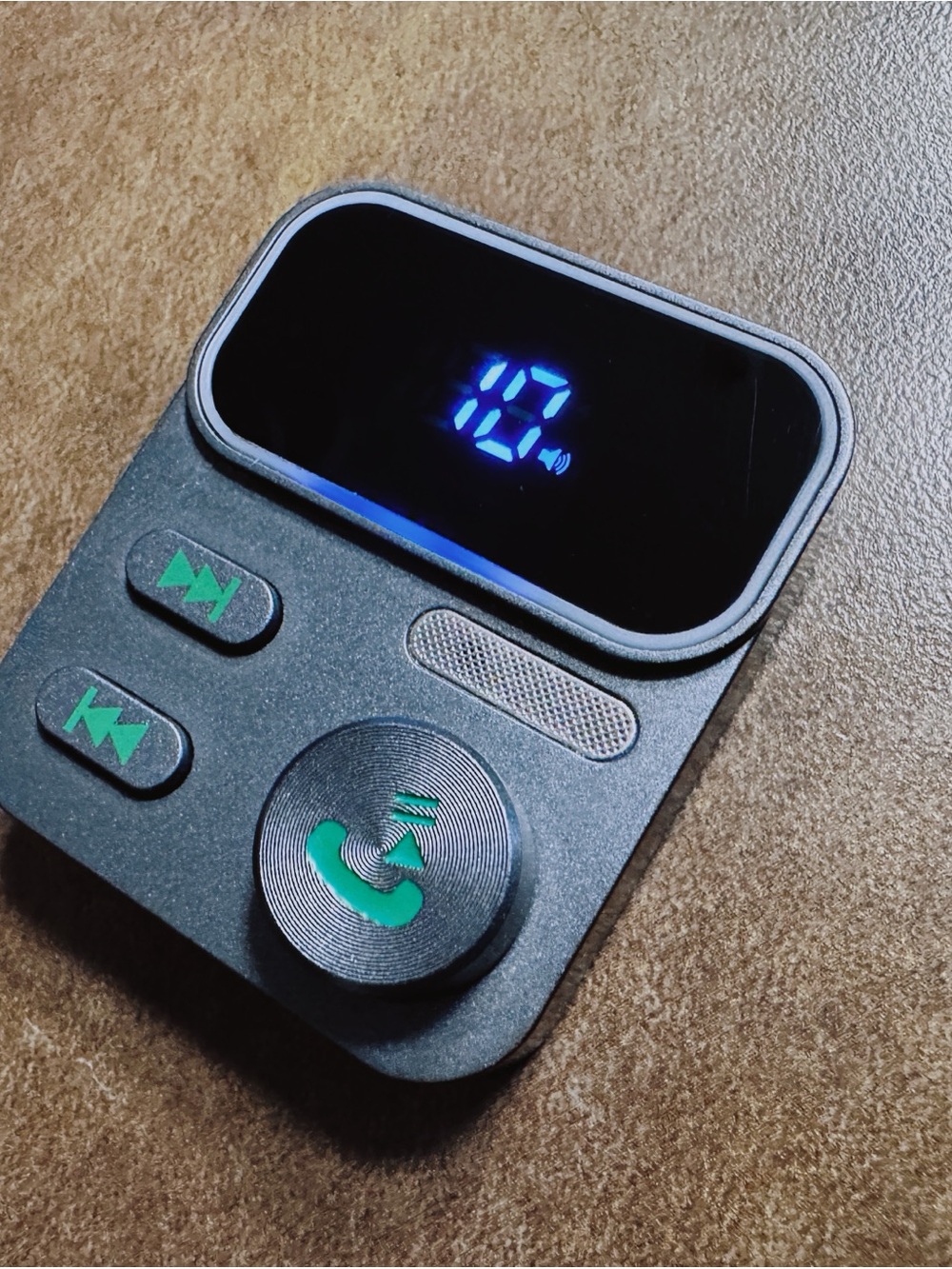 Black Bluetooth FM Transmitter Car Kit with LED Display